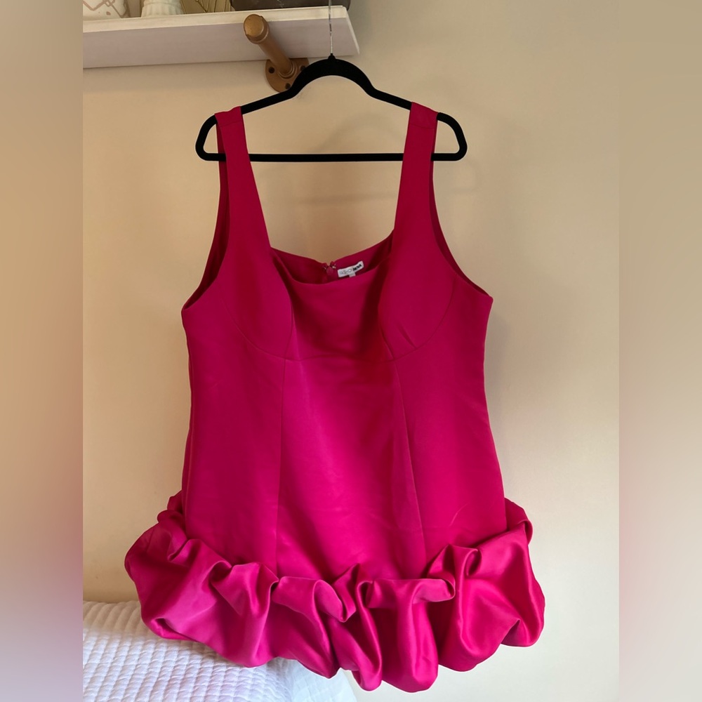 Vibrant Pink‎ Sleeveless Dress